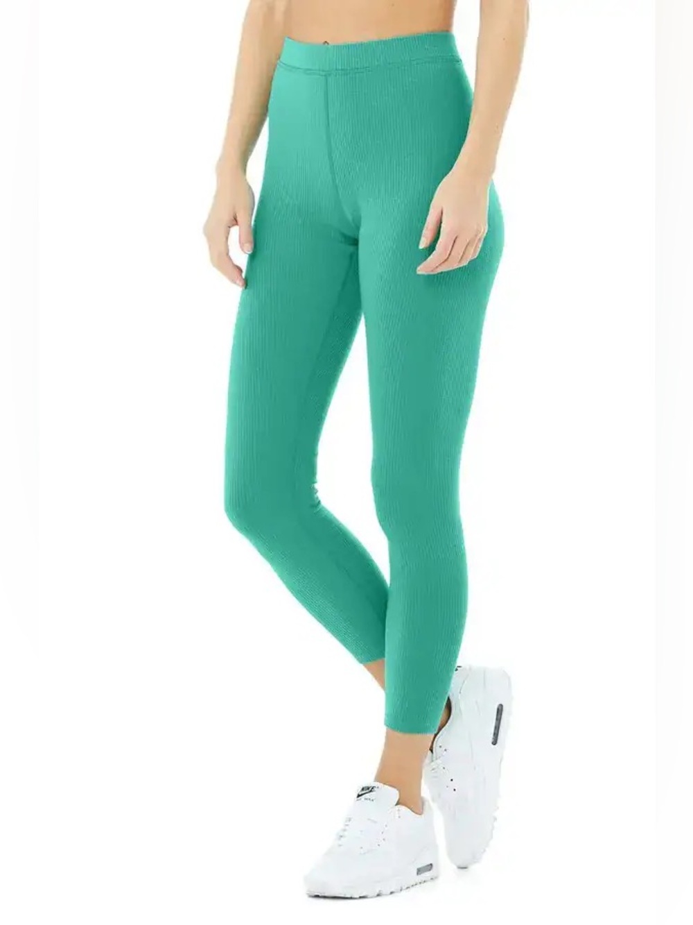 ALO Yoga Women’s XS Ribbed Leggings - Teal